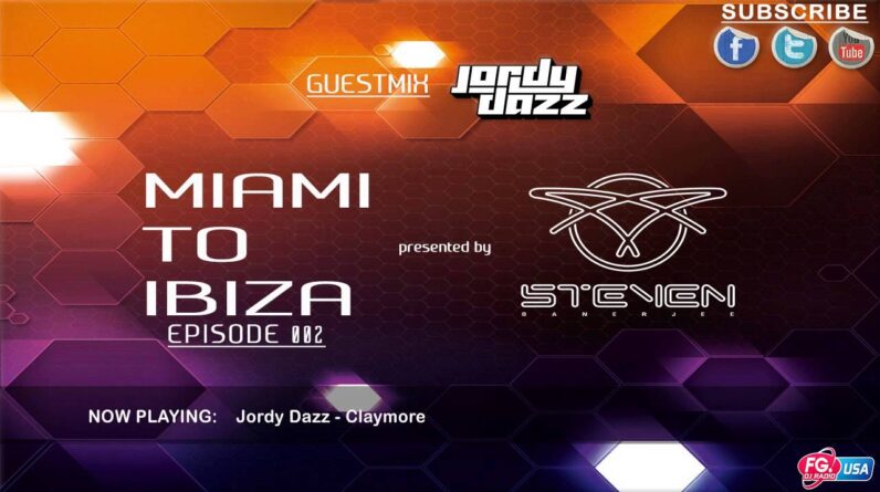 Jordy Dazz Interview hosted by Lesley Lyon. Steven Banerjee's 'Miami To Ibiza'. 002